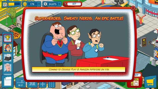 Family Guy goes Comic-Con: Großes Update für Mission Sachensuche