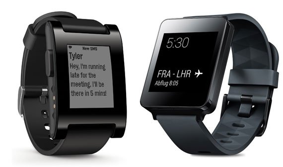 Android Wear vs. Pebble: Smartwatch-Plattformen im Vergleich