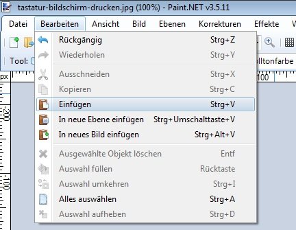 Bildschirm drucken unter Windows (XP, Vista, 7 und 8)