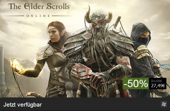 Elder Scrolls Online: Noch bis 19 Uhr 50% auf Steam sparen
