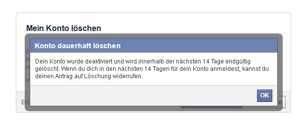 Du willst bei Facebook kündigen? Nicht so schnell…