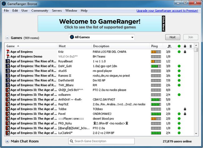 GameRanger: Übersichtlich, gut bestückt und leicht zu bedienen