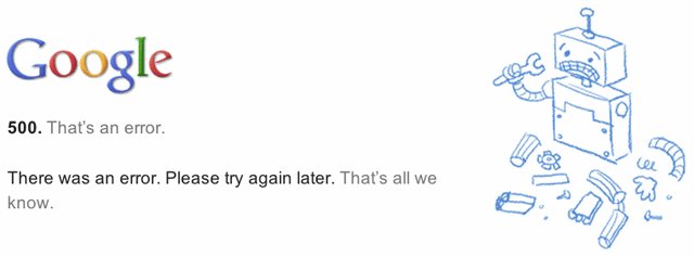 google-500-error