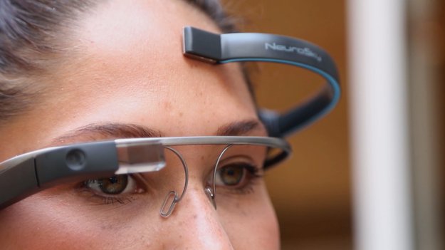 Google Glass: Cyberbrille lässt sich per Gedanken steuern
