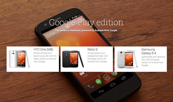 Google Play-Editions: Alte Geräte aus dem Play Store entfernt