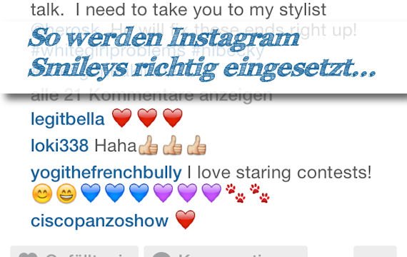 Instagram Smileys: Was geht, wie geht's und was geht nicht?