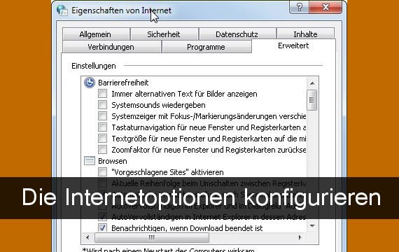 Windows Internetoptionen: Die besten Einstellungen