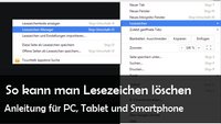 Lesezeichen löschen bei Safari, Firefox, IE, Chrome – in PC, Android und iOS