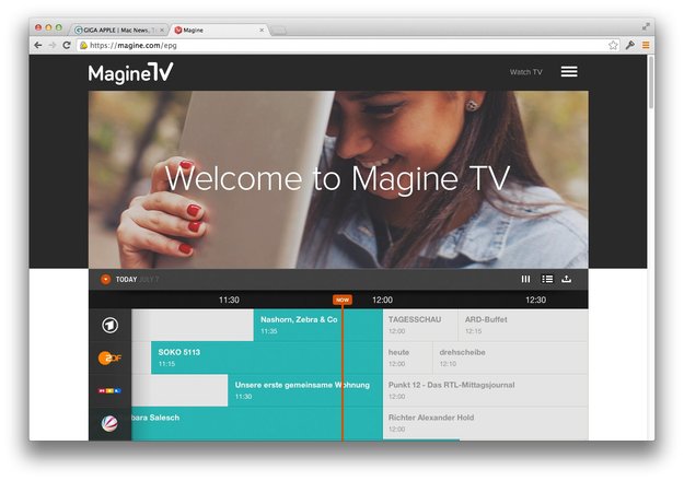 Mit Magine TV auf dem Mac kostenlos fernsehen, so geht’s