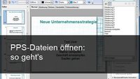 PPS-Datei öffnen – so geht’s auch ohne PowerPoint