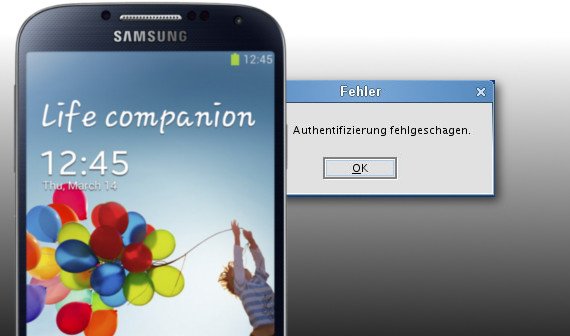 Samsung Galaxy S4: "Authentifizierung fehlgeschlagen" - Wifi-Problem gelöst