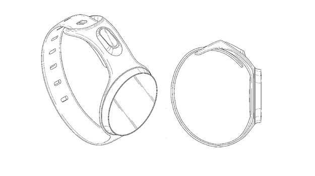 Samsung Gear: 3 Smartwatch-Designs im Moto 360-Stil patentiert