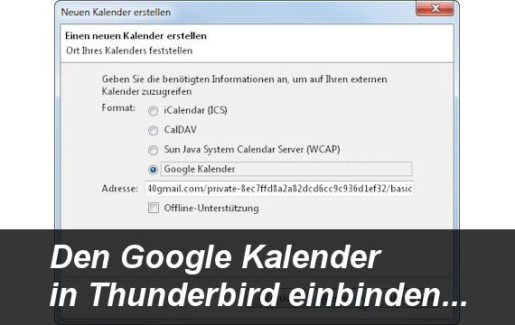 Thunderbird und Google-Kalender synchronisieren: So geht's!