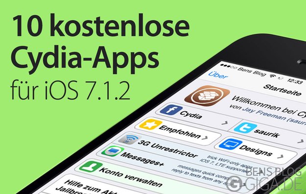 10 der besten kostenlosen Cydia-Apps für iOS 7.1.2