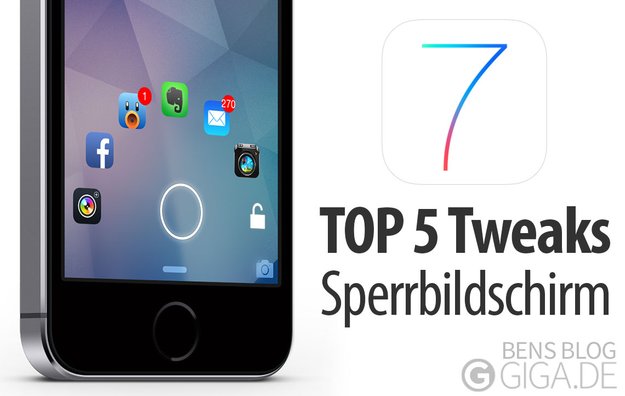 Top 5 Jailbreak-Tweaks für den iOS 7 Sperrbildschirm