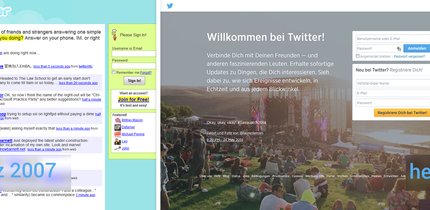 Internet-Zeitreise: Webseiten früher & heute im Vergleich