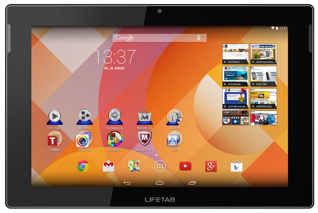 ALDI-Tablet: 10-Zoller Medion Lifetab S10334 mit KitKat & Quad Core ab 28. August
