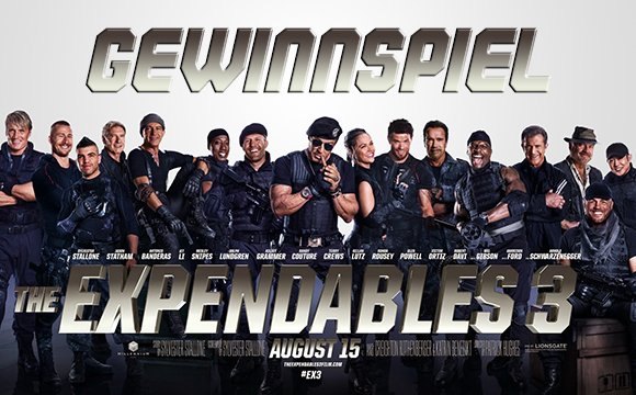 Gewinnt ein knallhartes Actionpaket zu The Expendables 3