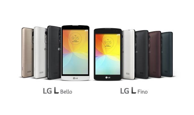 LG L Fino & L Bello: Neue Einsteigergeräte im G3-Design vorgestellt
