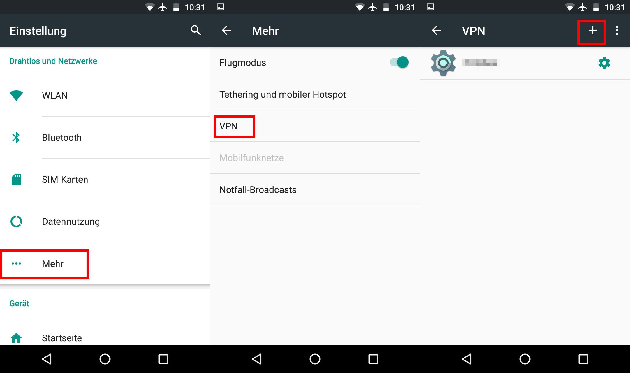 fritz vpn android