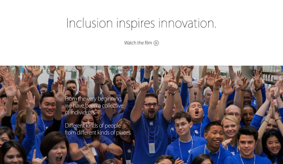 Apples Diversity-Bericht: Männer-Domäne auf allen Ebenen