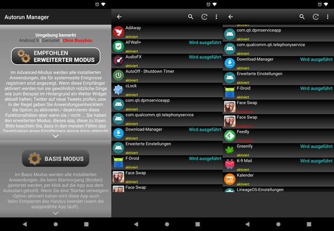 Die App „Autorun Manager“ deaktiviert den Autostart von Apps. Bild: GIGA