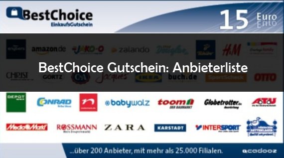 BestChoice-Anbieter: Wer ist Gutschein-Partner und wie kann man diesen einlösen?