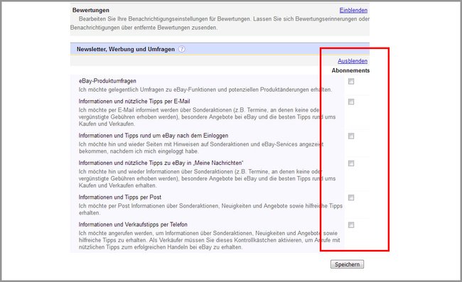 EBay Newsletter Abbestellen So Geht s