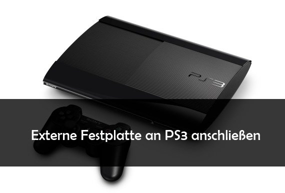 Externe Festplatte an PS3 anschließen - so geht's