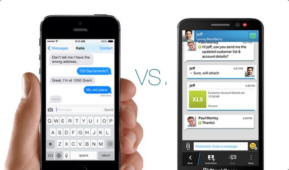 BlackBerry: Unser Messenger ist besser als iMessage