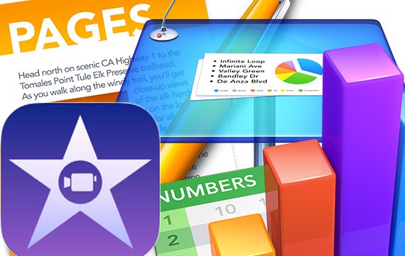 Updates für die iWork-Suite und iMovie