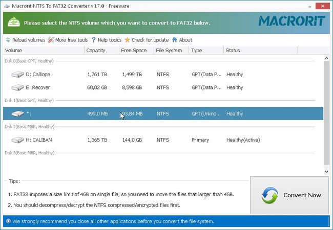 ntfs-to-fat32-converter