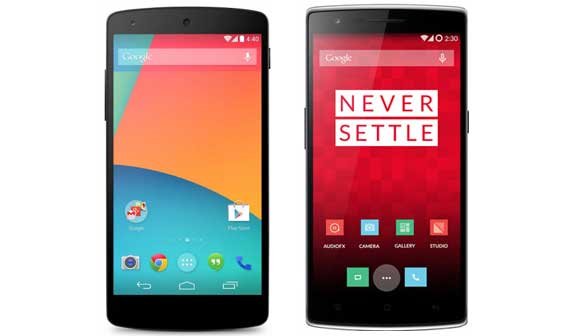 OnePlus One vs. Google Nexus 5: Technische Daten im Vergleich