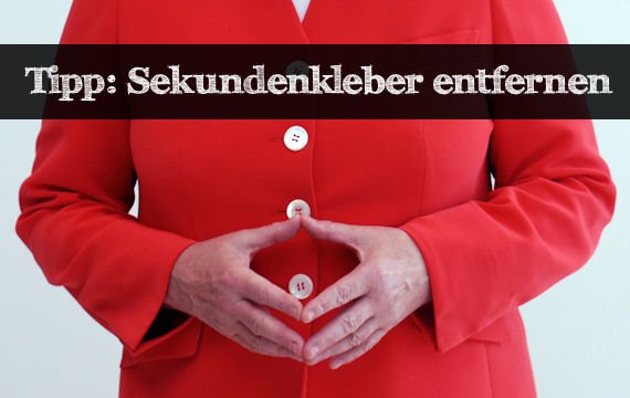 Sekundenkleber entfernen: Welche Möglichkeiten gibt es?