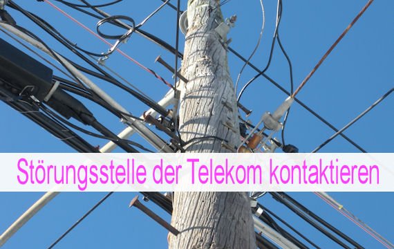 Telekom-Störung: Störungsstelle kontaktieren