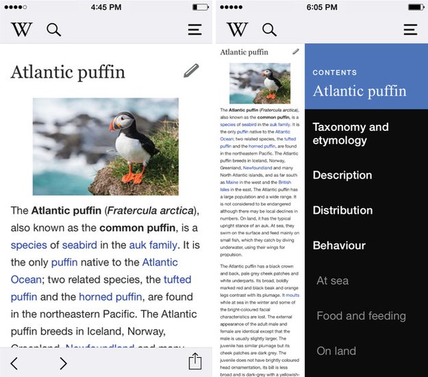 Wikipedia: Offizielle App in komplett neuer Version 4.0 erhältlich