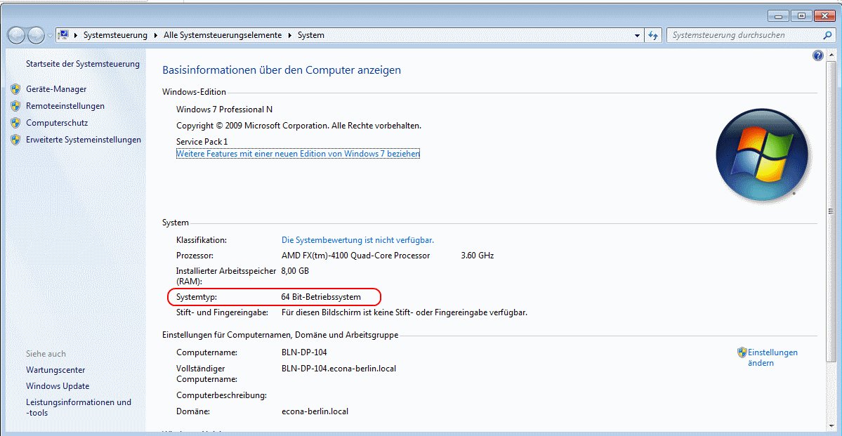 32 oder 64 Bit? Herausfinden, welches Windows-System läuft ...