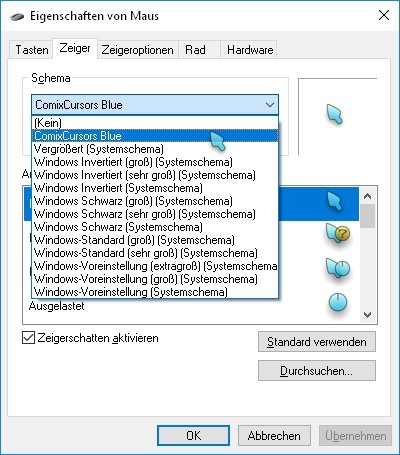 windows-cursor-auswahl