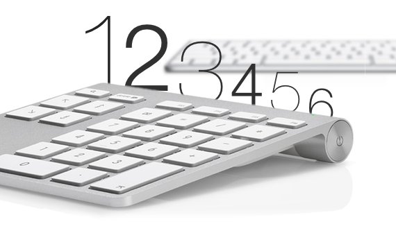 Nummernblöcke für Apple Keyboard und MacBook in der Übersicht