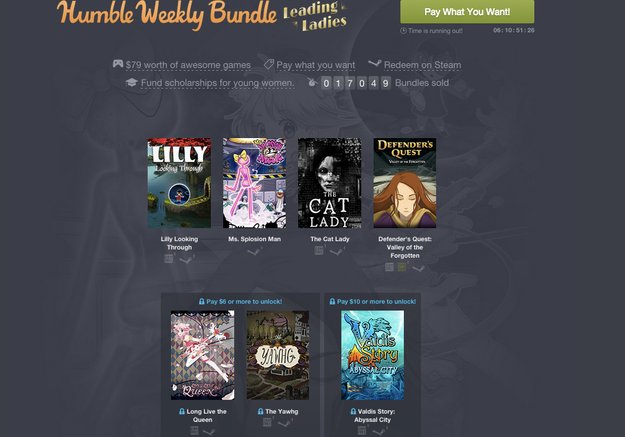 Humble Weekly Bundle: Ganz im Zeichen weiblicher Protagonisten
