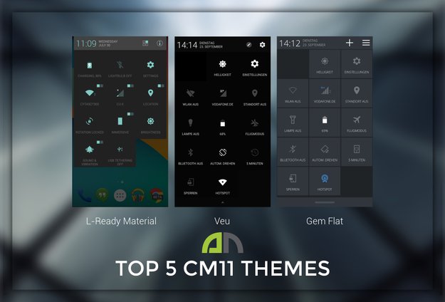 CyanogenMod 11-Themes: Top 5 Designs für das Custom ROM