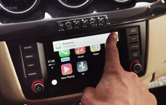 Ferrari bringt als erster Autohersteller CarPlay auf die Straße