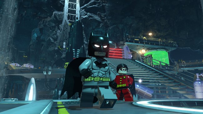 LEGO Batman 3: Im neuen Teil darf in der Bathöhle natürlich auch eine Raketenabschußbasis nicht fehlen