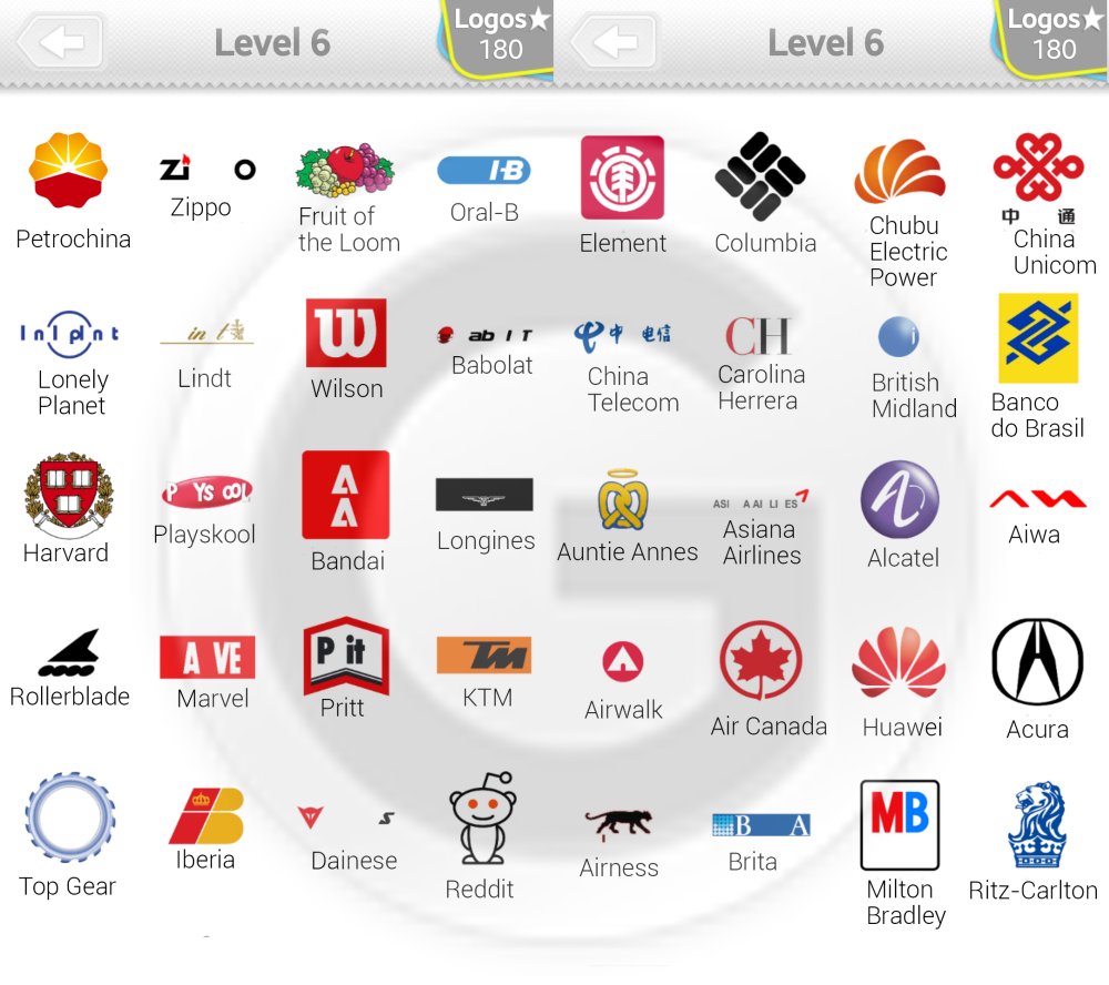 Logo Quiz Losungen Level 6