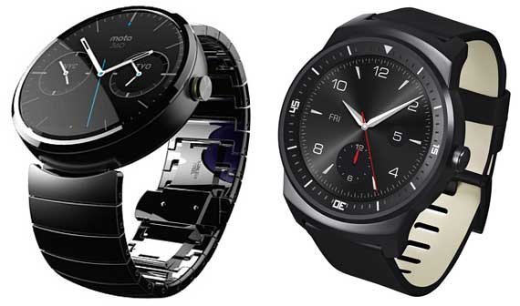 Moto 360 vs. LG G Watch R: Technische Daten im Vergleich