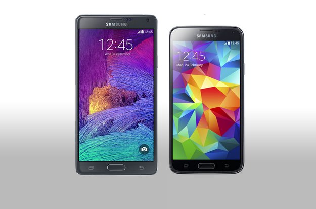 Samsung Galaxy Note 4 vs Samsung Galaxy S5: Groß oder größer gefällig