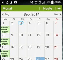 S Planner: Kalender mit Facebook verbinden.