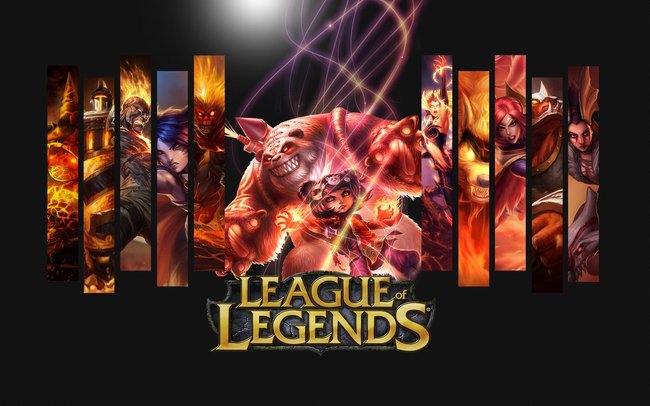 League of Legends Wallpaper - Feuer Champs