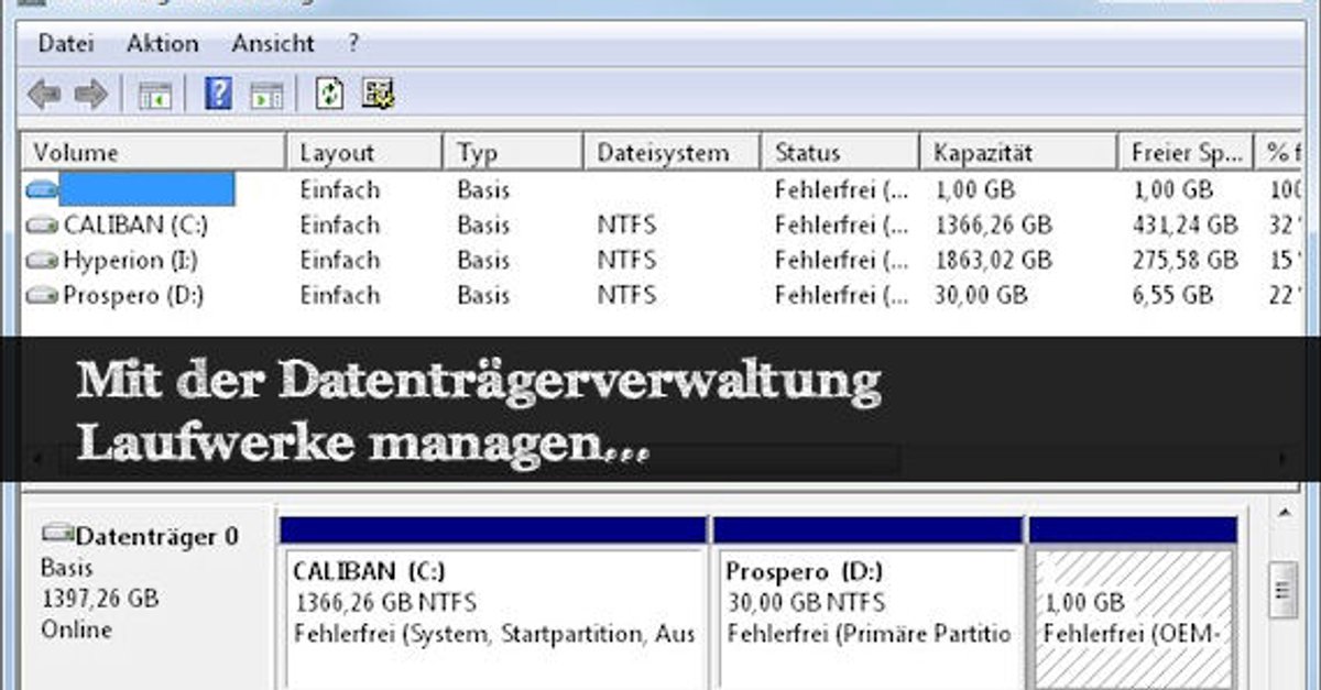 Datenträgerverwaltung Der Dienst Kann Nicht Gestartet Werden