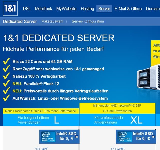 Dedizierte Server - im Englischen Dedicated Server - nutzt man ganz allein!